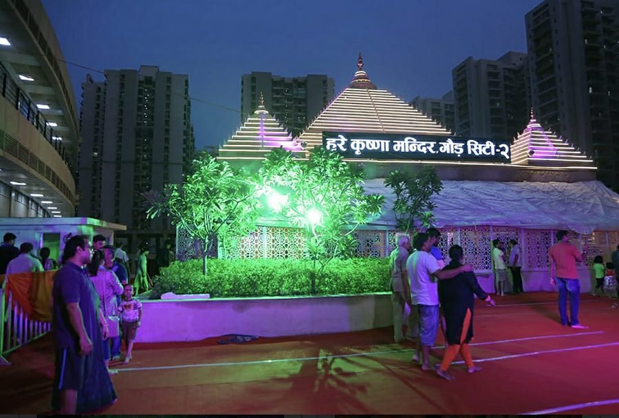 Hare Krishna Mandir sanctum